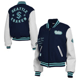 Seattle Kraken WEAR by Erin Andrews Varsity Jacket