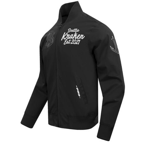 Seattle Kraken Paint the City Black Twill Jacket