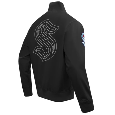 Seattle Kraken Paint the City Black Twill Jacket