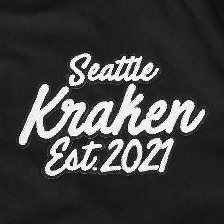 Seattle Kraken Paint the City Black Twill Jacket