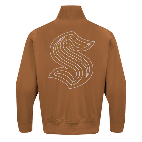 Seattle Kraken Paint the City Brown Twill Jacket