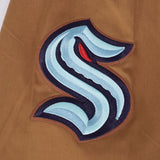 Seattle Kraken Paint the City Brown Twill Jacket