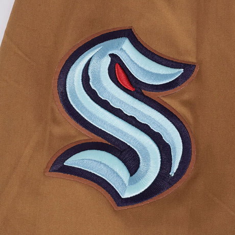 Seattle Kraken Paint the City Brown Twill Jacket