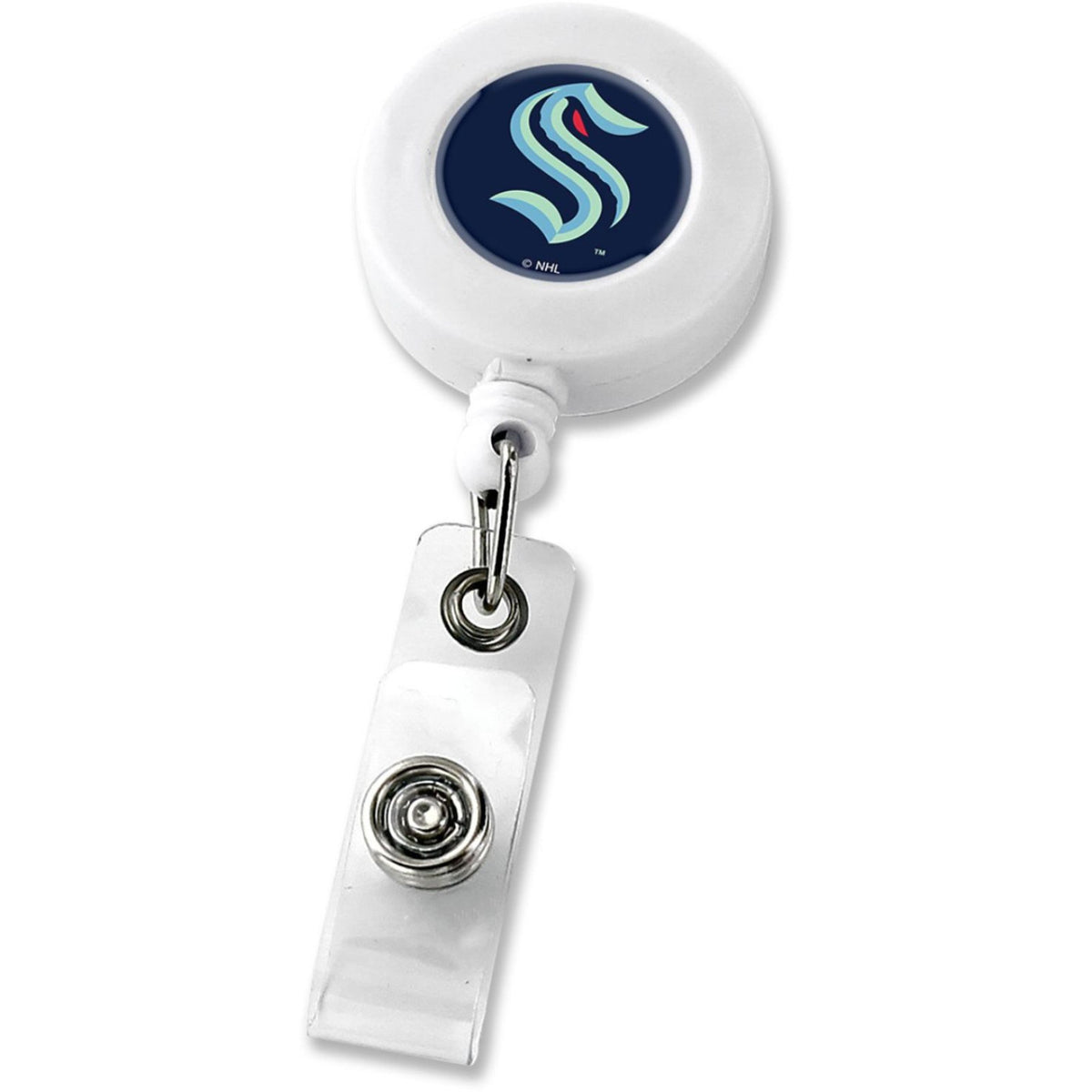 Seattle Kraken Deluxe Clip Badge Reel