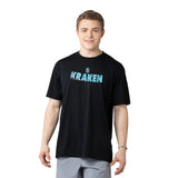 Seattle Kraken Levelwear Anthem Performance Black Tee
