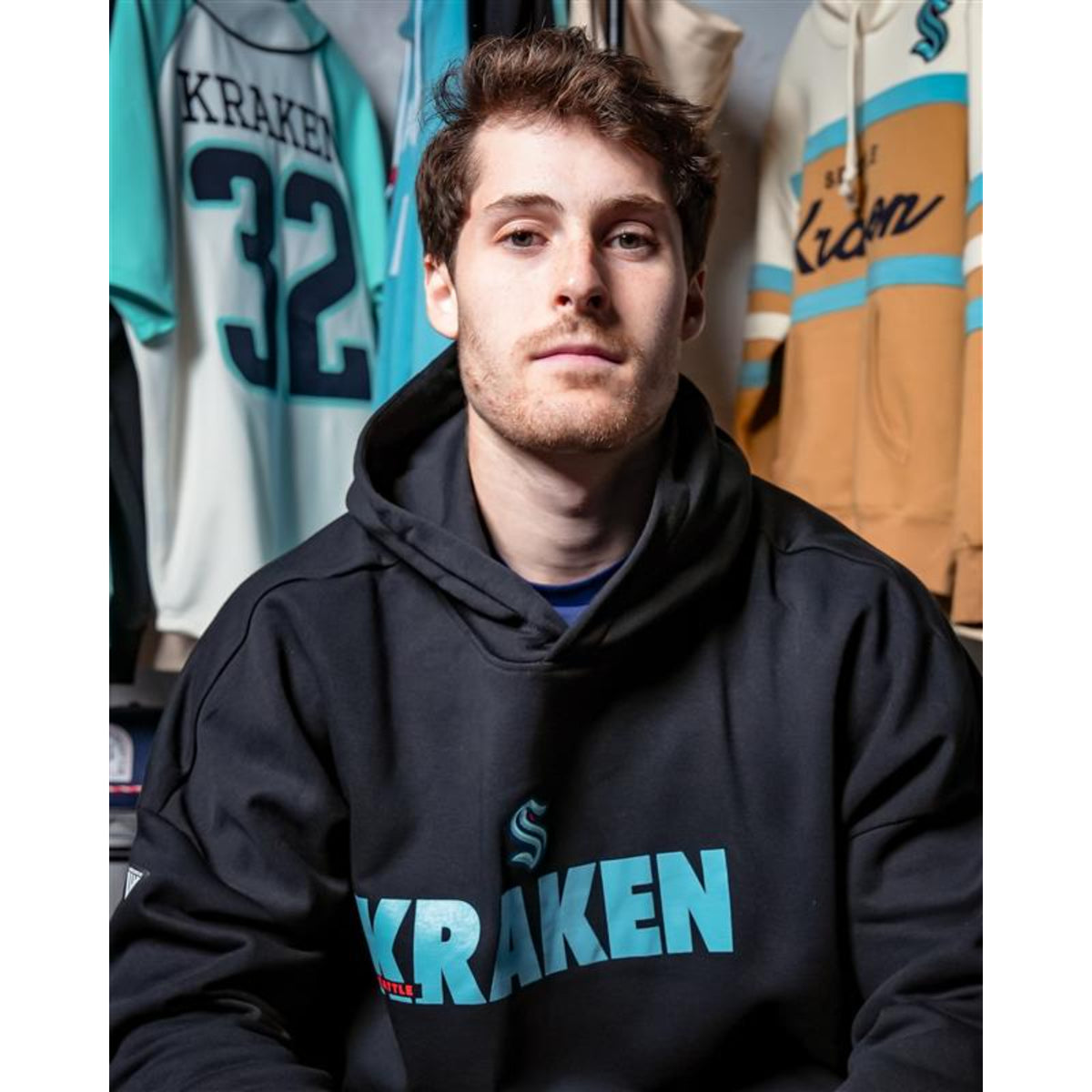 Seattle Kraken Levelwear Kraken Contact Black Hoodie