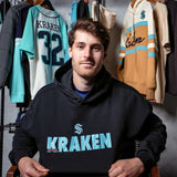 Seattle Kraken Levelwear Kraken Contact Black Hoodie