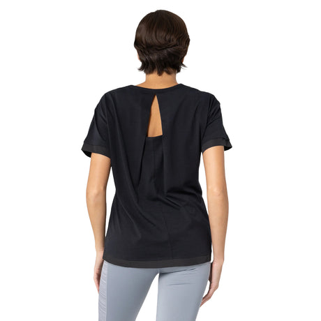 Seattle Kraken Levelwear Womens Red Eye Black Tulip Tee