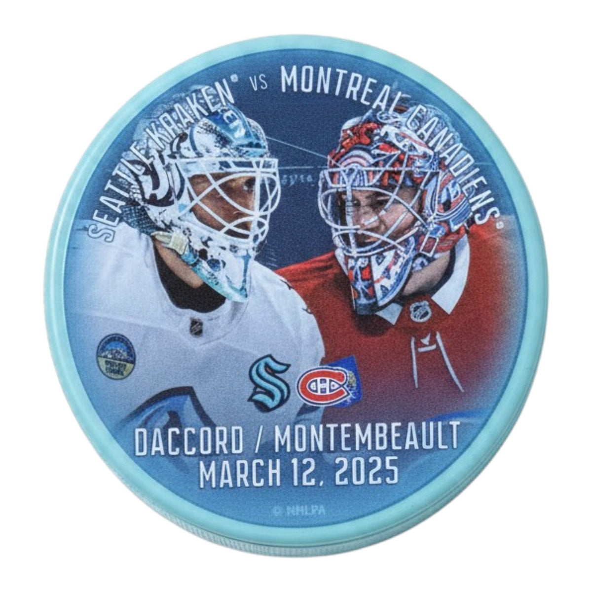 Seattle Kraken - 3.12.25 Daccord v. Montembeault Dueling Puck