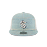 Seattle Kraken New Era 950 Primary Denim Trucker Snapback