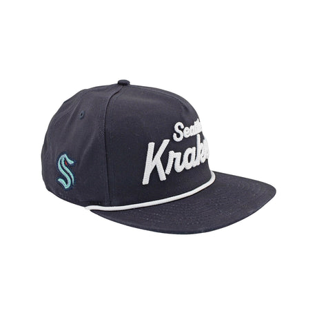 Seattle Kraken New Era Navy Script Golfer