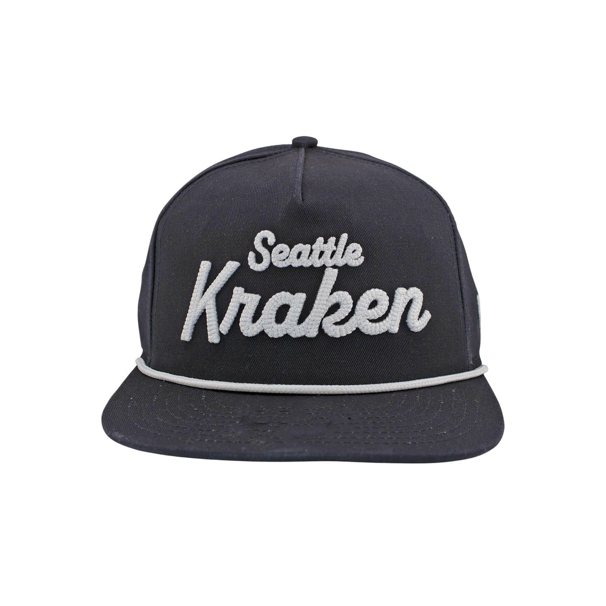 Seattle Kraken New Era Navy Script Golfer