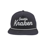 Seattle Kraken New Era Navy Script Golfer