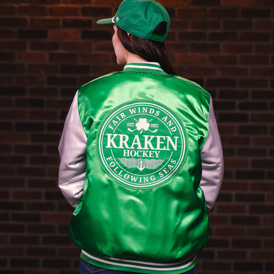 Backers グリーンダックジャケットM Men's Starter Kelly Green Boston Celtics Captain Oxford Full-Zip
