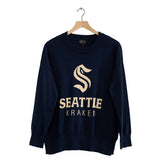 Seattle Kraken Line Change Team Logo Knit Sweater