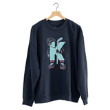 Seattle Kraken Line Change Youth Initial Crewneck