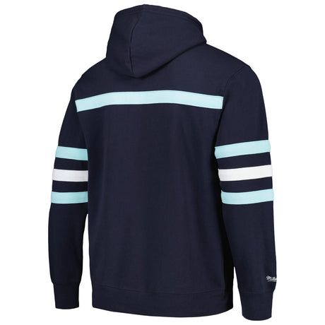 Seattle Kraken Mitchell And Ness Head Coach Navy Hoodie