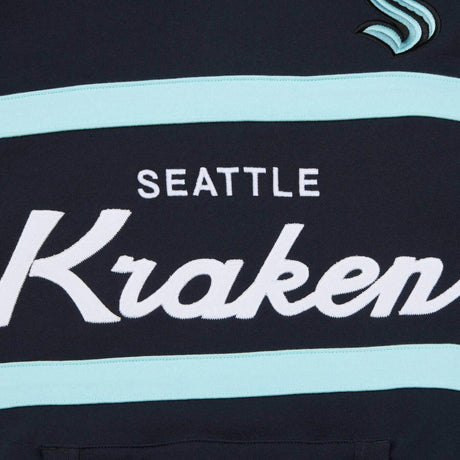 Seattle Kraken Mitchell And Ness Head Coach Navy Hoodie
