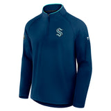Seattle Kraken AP Navy Training Quarter Zip