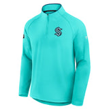 Seattle Kraken AP Ice Blue Training Quarter Zip