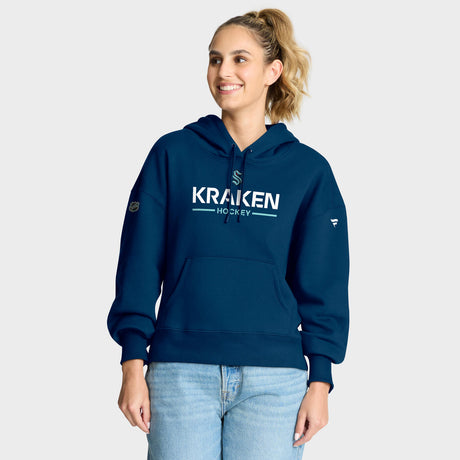 Seattle Kraken Womens AP Navy Cotton Hoodie