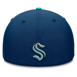 Seattle Kraken SEA Navy Stretch Fit Hat