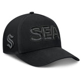 Seattle Kraken Road Black SEA Trucker Hat