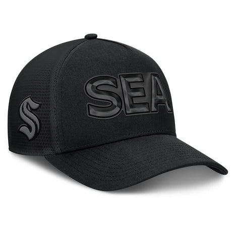 Seattle Kraken Road Black SEA Trucker Hat