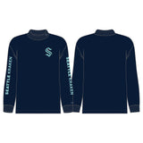 Seattle Kraken New Era Mock Fleece Tee
