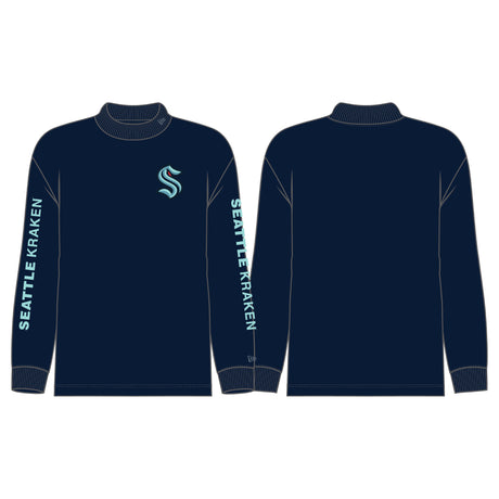 Seattle Kraken New Era Mock Fleece Tee