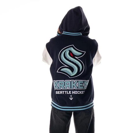 Seattle Kraken Hooded Varsity Jacket