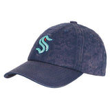 Seattle Kraken Youth Girls Navy Slouch Hat