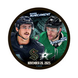 Seattle Kraken - 11.26.25 Marchment v. Rantanen Dueling Puck