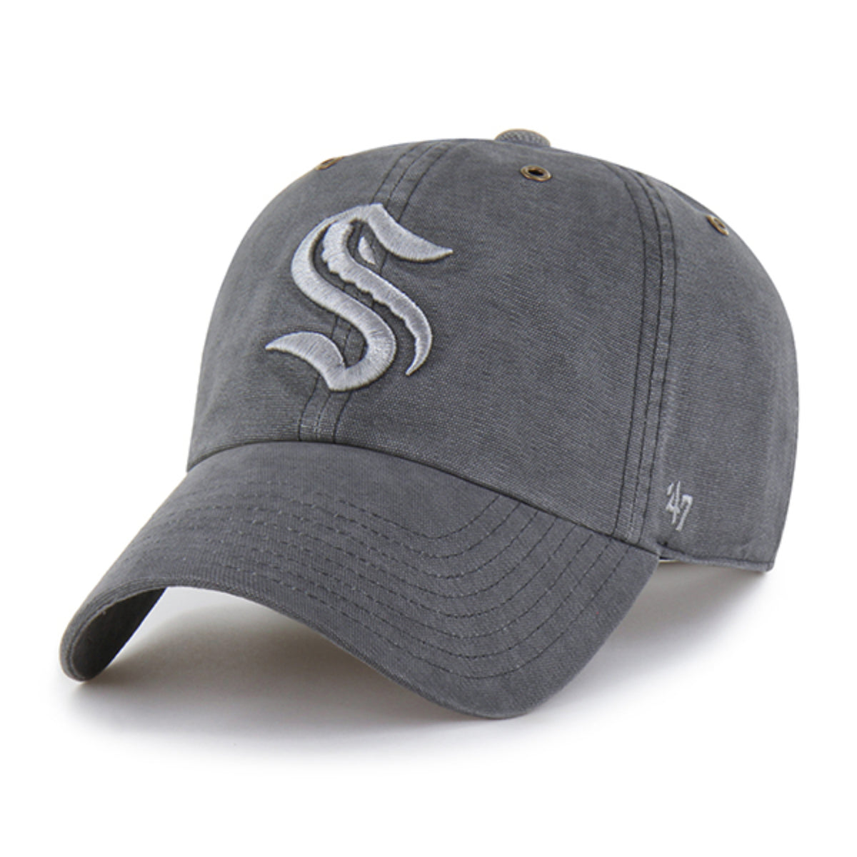 Seattle Kraken '47 Carhartt GD Gray Clean Up Cap