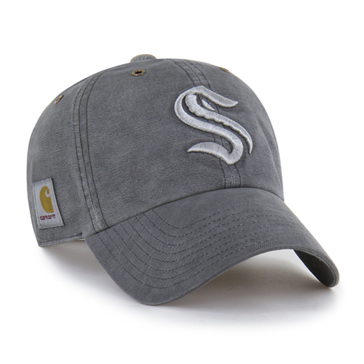 Seattle Kraken '47 Carhartt GD Gray Clean Up Cap