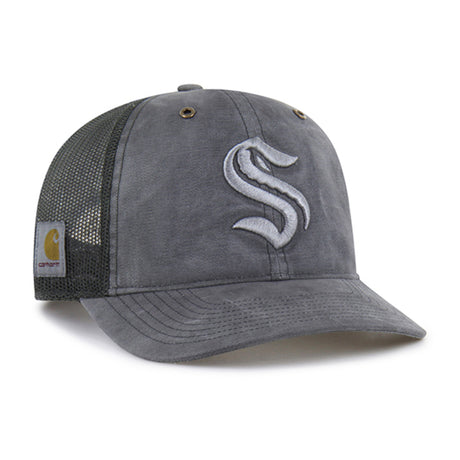 Seattle Kraken '47 Carhartt GD Gray Trucker Cap