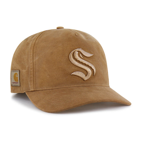 Seattle Kraken '47 Carhartt GD Brown Hitch Hat