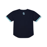 Seattle Kraken Mitchell and Ness Head Coach Mesh Button Down