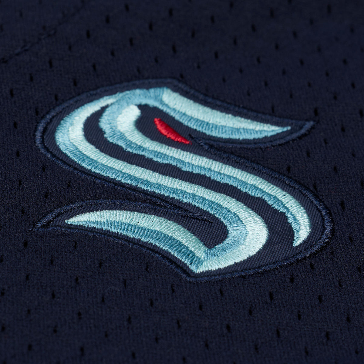 Seattle Kraken Mitchell and Ness Head Coach Mesh Button Down