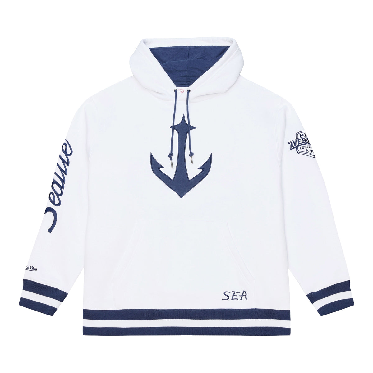 Seattle Kraken Mitchell and Ness Artic Anchor Hoodie