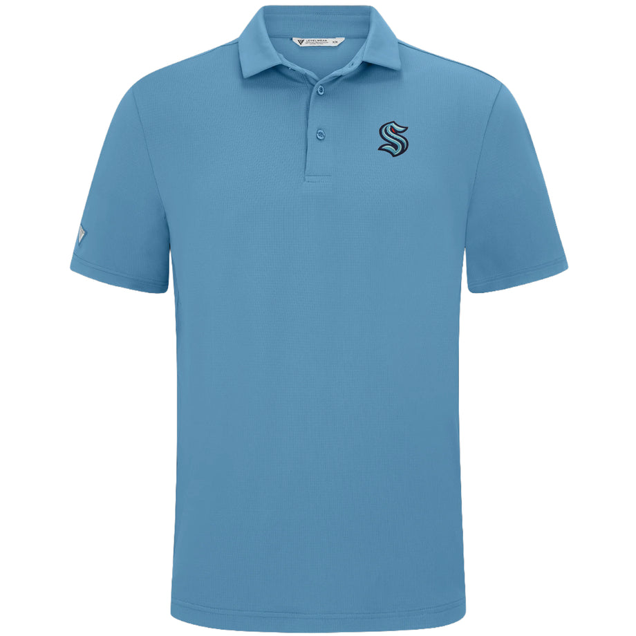 Seattle Kraken Versa Blue Polo – Seattle Hockey Team Store