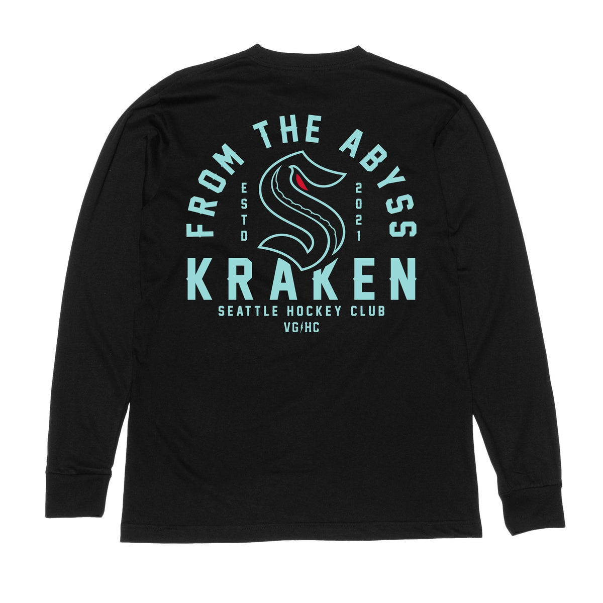 Seattle Kraken Violent Gentleman Hockey Club From The Abyss Long Sleeve Tee