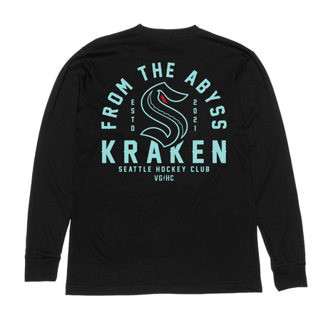 Seattle Kraken Violent Gentleman Hockey Club From The Abyss Long Sleeve Tee