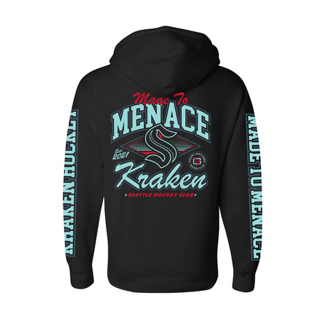 Seattle Kraken Violent Gentleman Hockey Club Made To Menace Hoodie