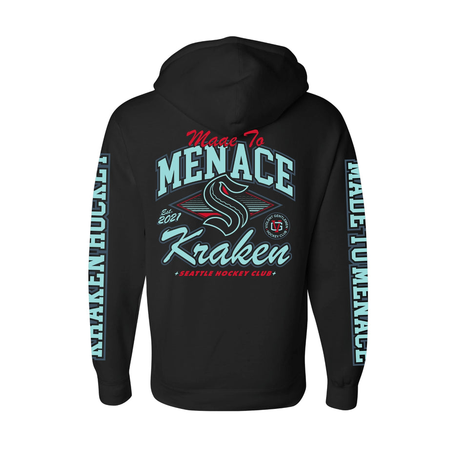 Sweat à Capuche Homme Seattle Kraken NHL, Calhoun, Taille XL, Bleu