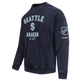 Seattle Kraken Pro Standard First Team Enzyme Wash Crewneck