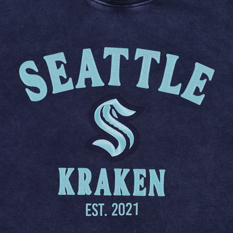 Seattle Kraken Pro Standard First Team Enzyme Wash Crewneck