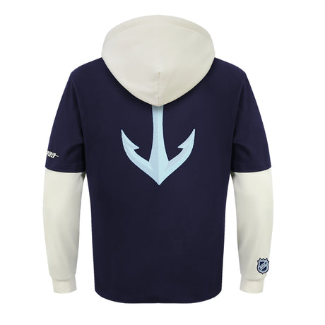 Seattle Kraken Pro Standard OG Players 2fer Button Down Hoodie