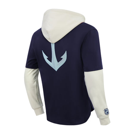 Seattle Kraken Pro Standard OG Players 2fer Button Down Hoodie