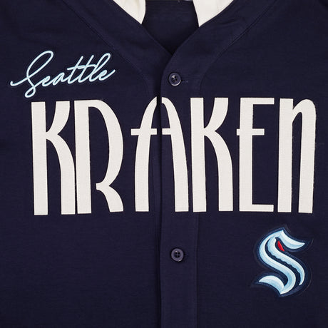 Seattle Kraken Pro Standard OG Players 2fer Button Down Hoodie